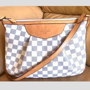Louis Vuitton Siracusa Damier Azur Cross Body Bag